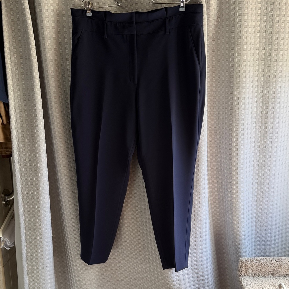 White House Black Market Navy Women's Dress Pants - Tailored Ankle Trousers